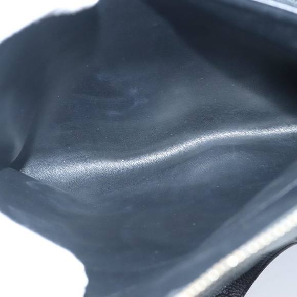 CHANEL COCO Mark Tote Bag Caviar Skin Black Gold CC Auth yk15761 - Picture 11 of 16